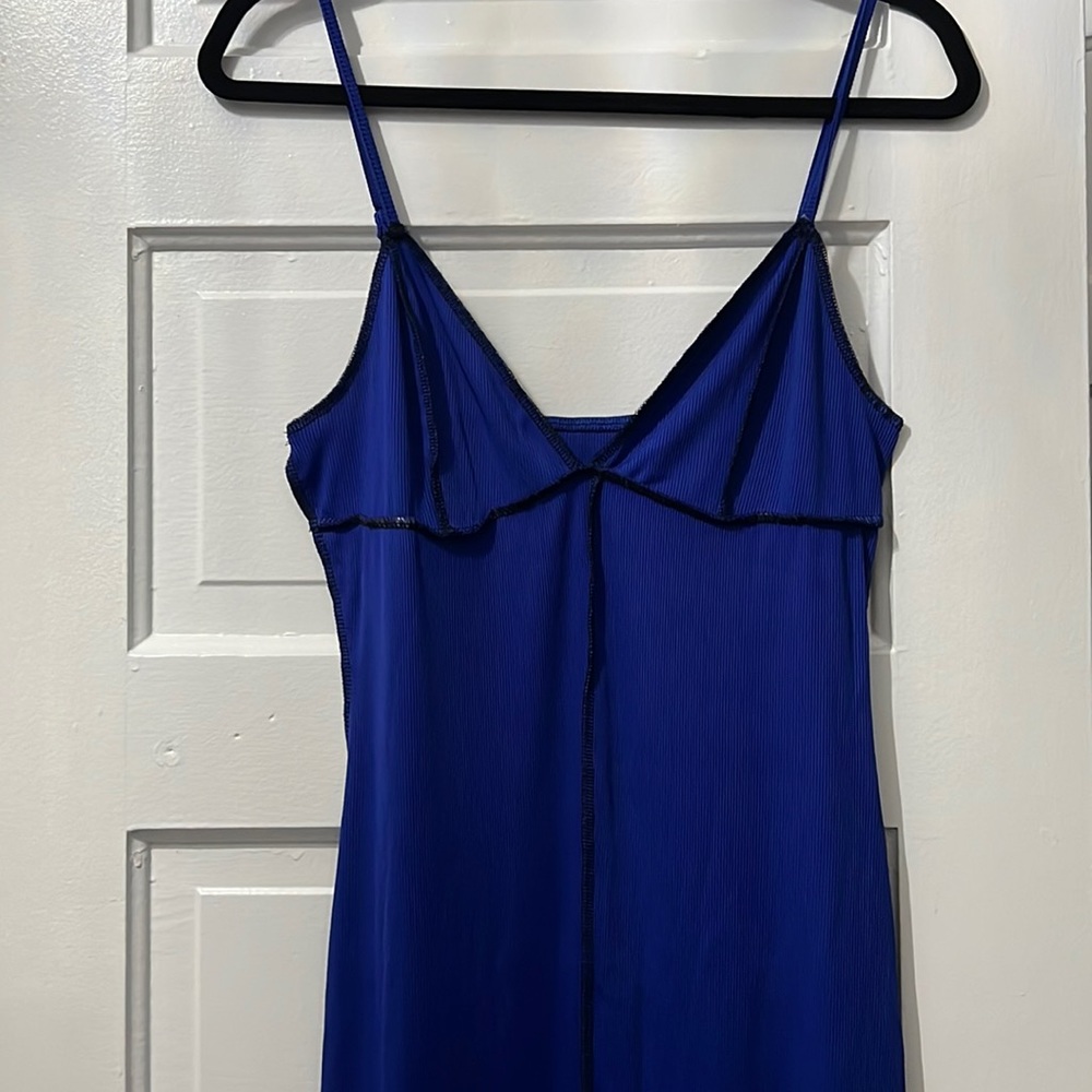 Sexy Blue MIDI Dress